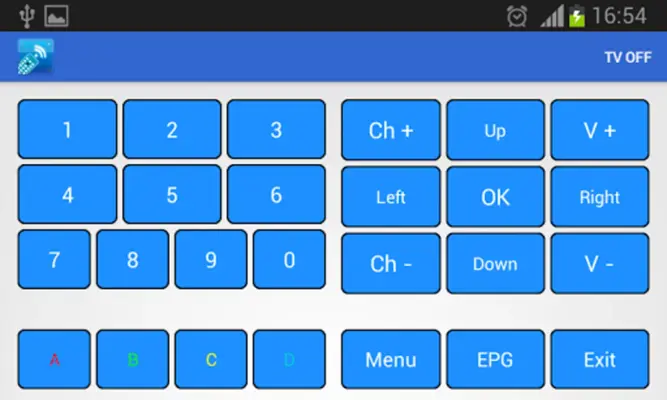 TV remote app android App screenshot 0